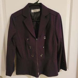 Tahari ASL Blazer in Purple Size 4